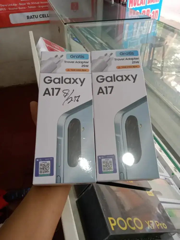 New Samsung galaxy A17 ram8/256 garansi resmi 1 tahun