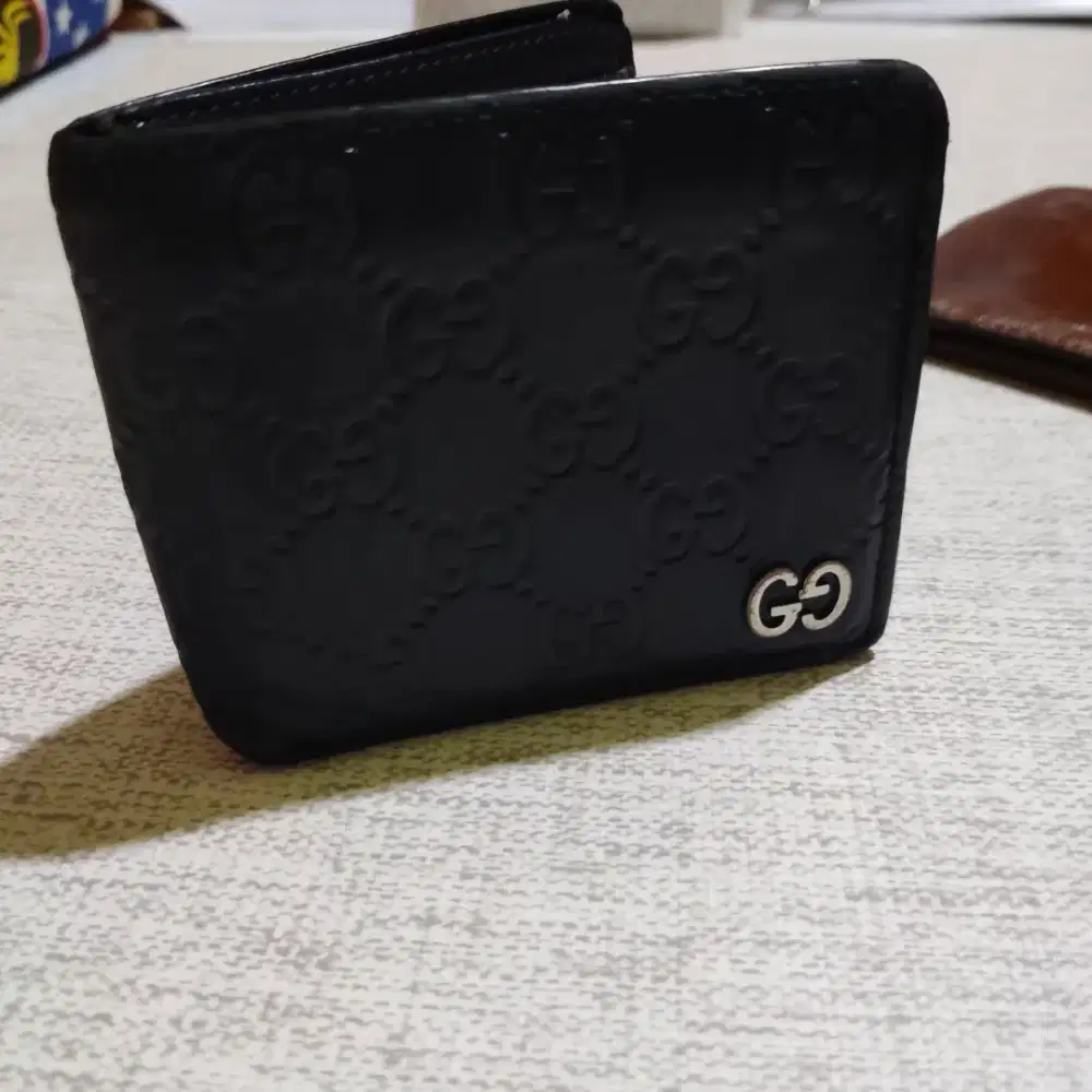 Dompet Guccy Signature Black Seri 473916