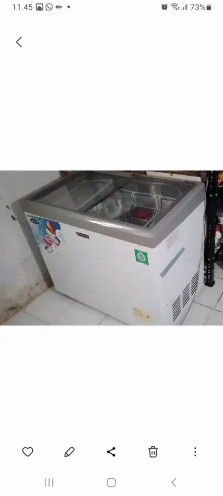 FREEZER GRIGIGATE F-210  Kapasitas 200 ltr