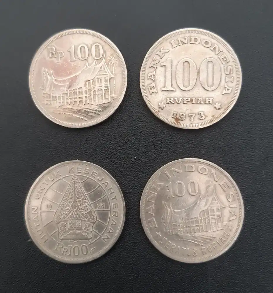 Uang koin lama tahun 73 dan 78