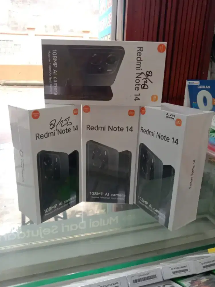 New Redminote 14 Ram8/128 garansi resmi 1 tahun