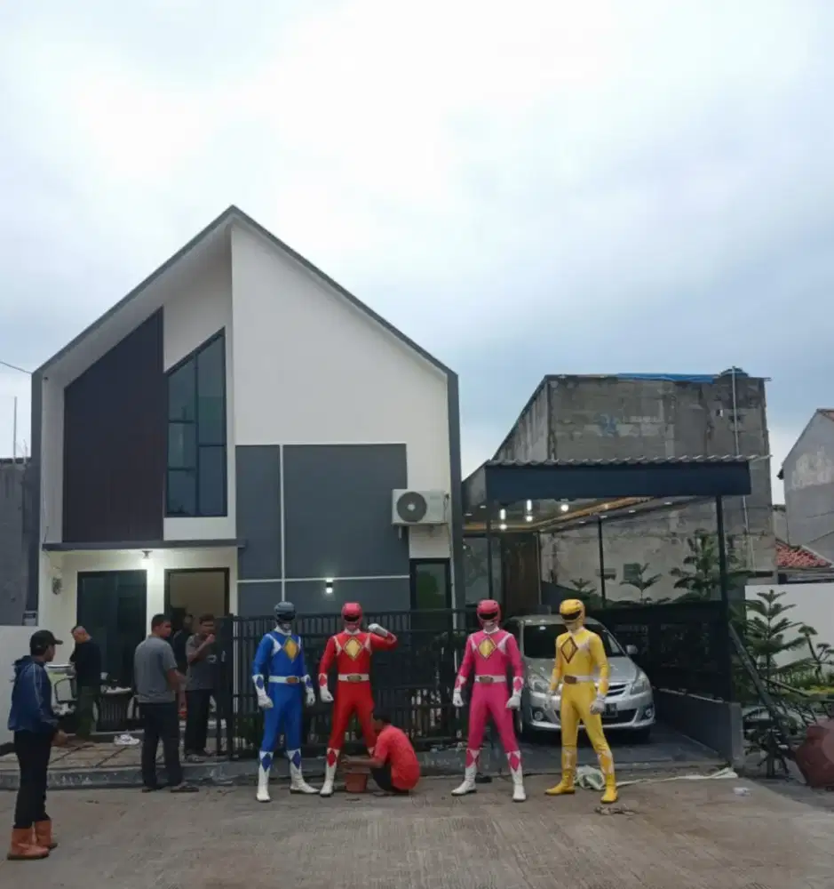 Rumah bebas banjir di depok