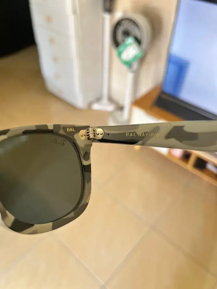 Kacamata RayBan Wayfarer B&L USA Camo limited like new fullset