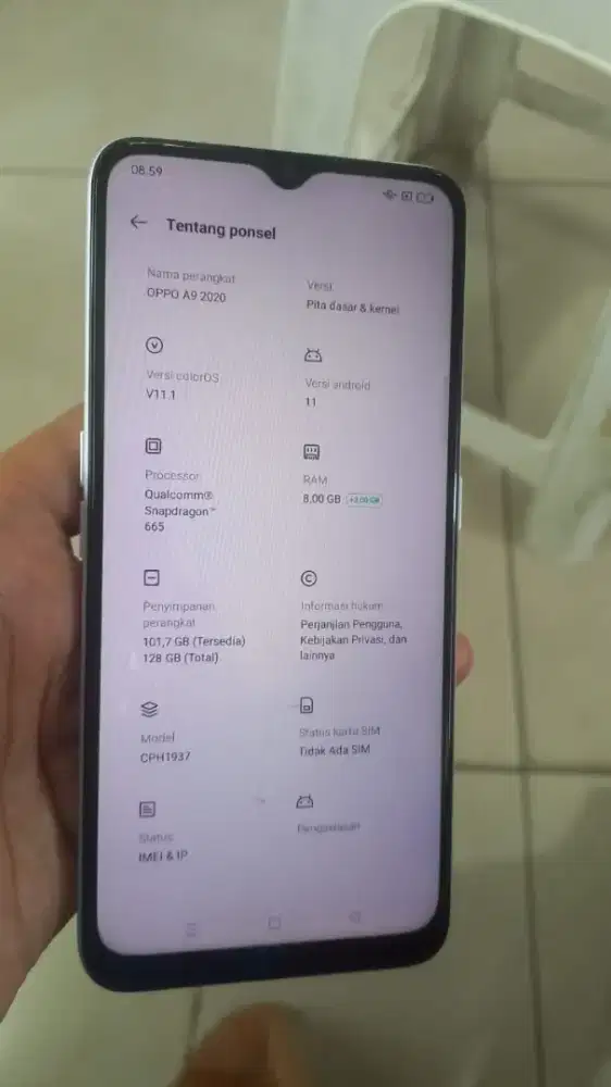 Oppo a9 2020 ram 8/128