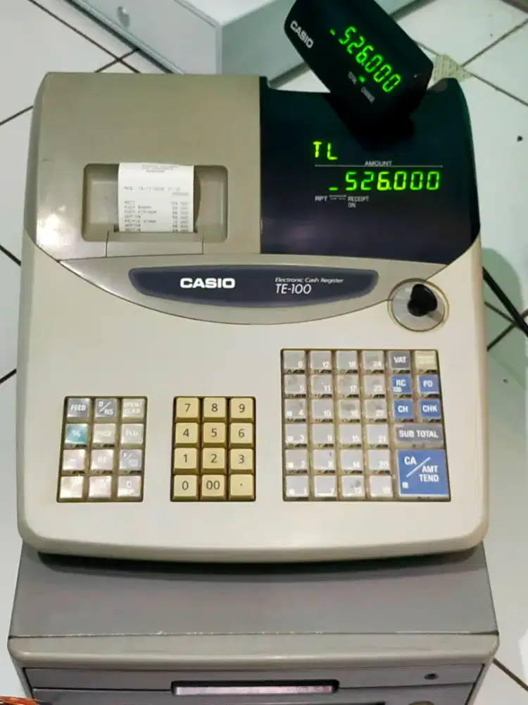 Mesin kasir casio TE -100