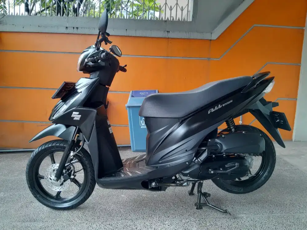 KM 19rb Address FI Black Predator 2018 Full Original Suzuki Istimewa