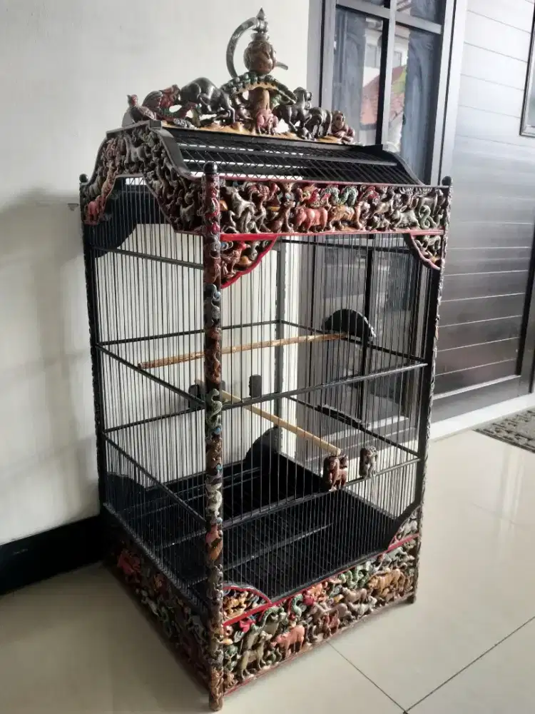 Kandang / sangkar ukir jepara ( bukan cukit )