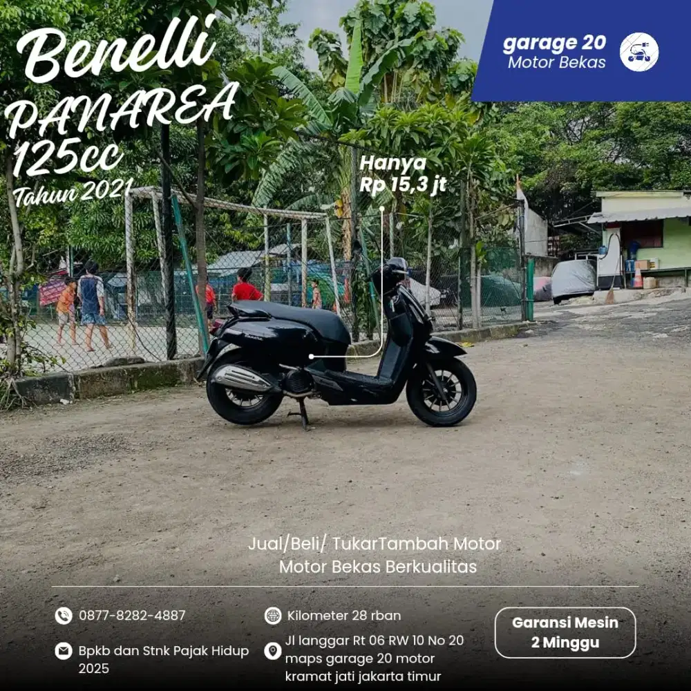 Benelli panarea 125cc Fi Tahun 2021