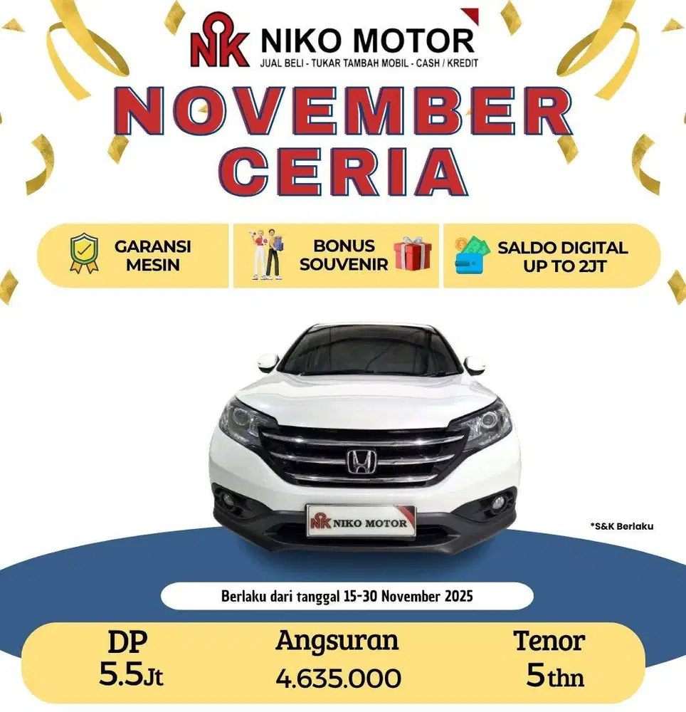 (MULUS) CRV 2.4 2013 AT : 2012|2014