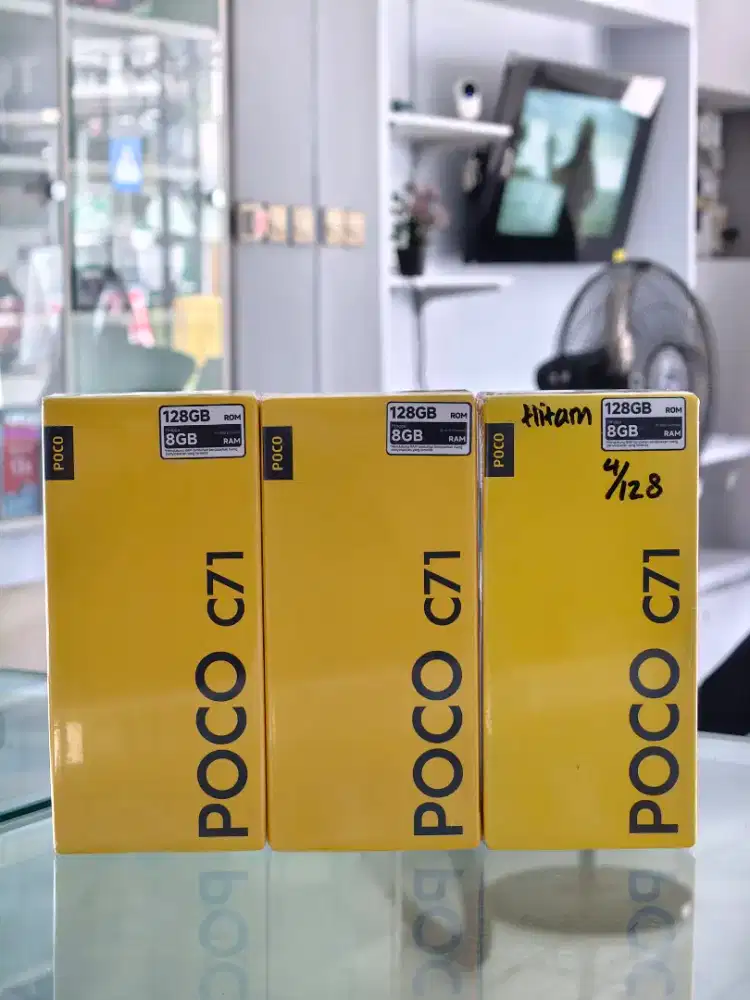 Poco C71 4/128GB (new) *Bisa Cod, Fastrespon Wa