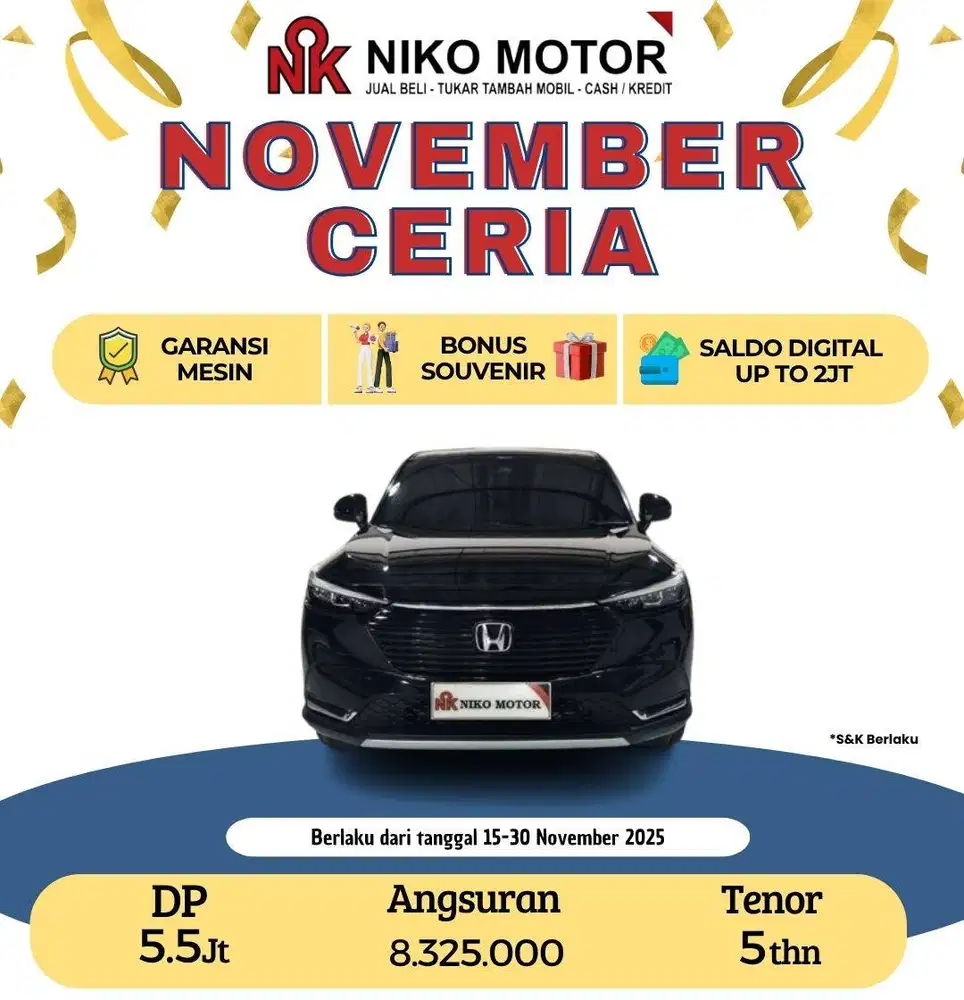 (ANTIK KM17RB) HRV 1.5 E/SE 2023 AT: 2022|2024