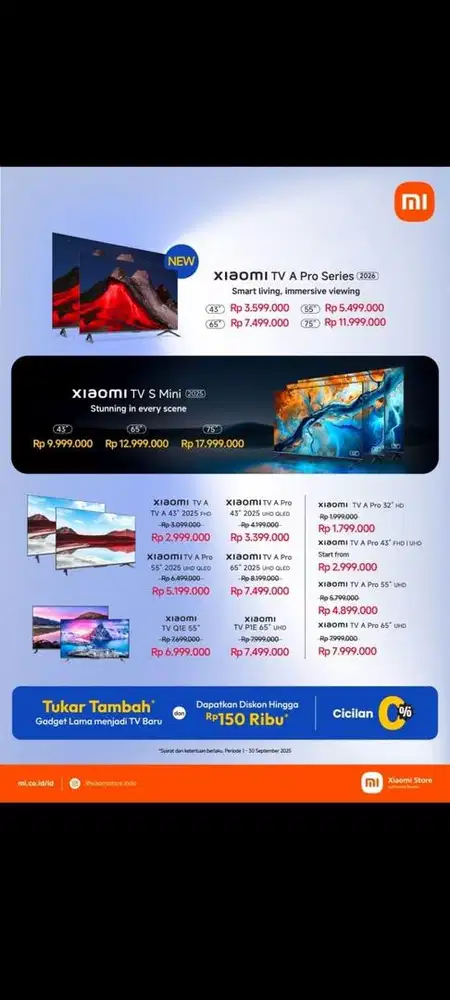 Tv android harga 1jtan