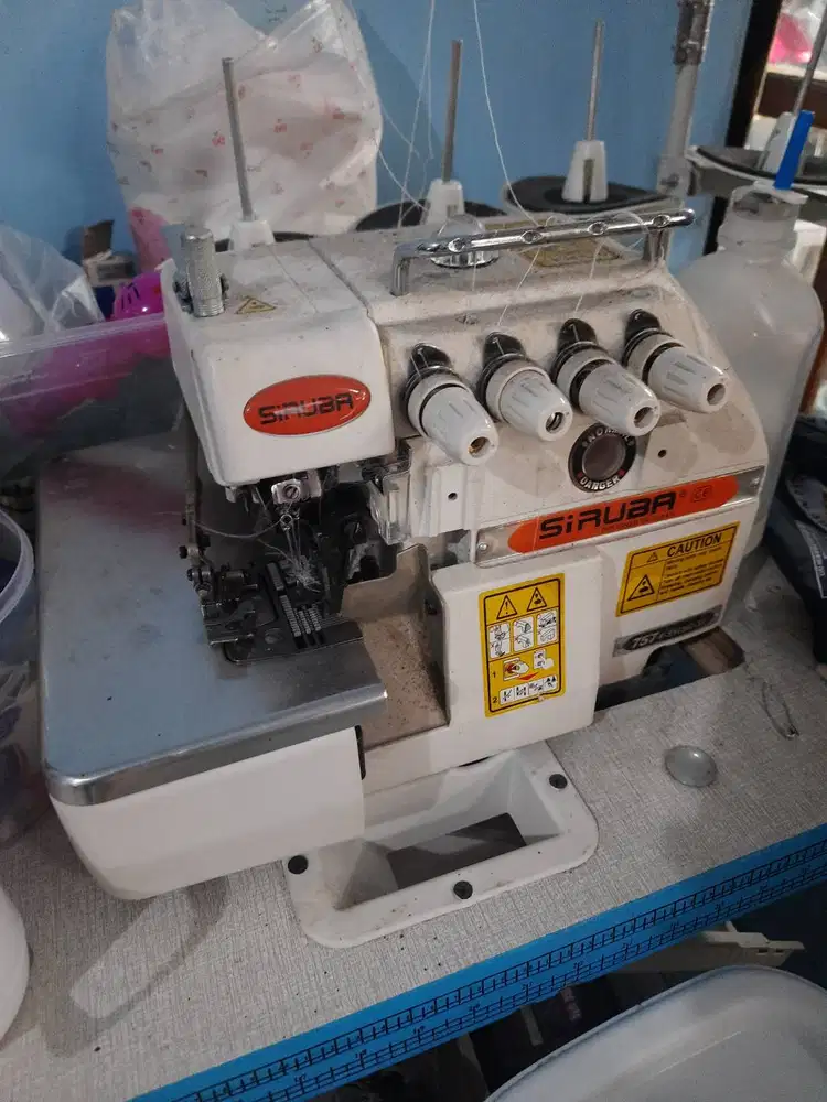 Dijual mesin obras siruba 5 benang