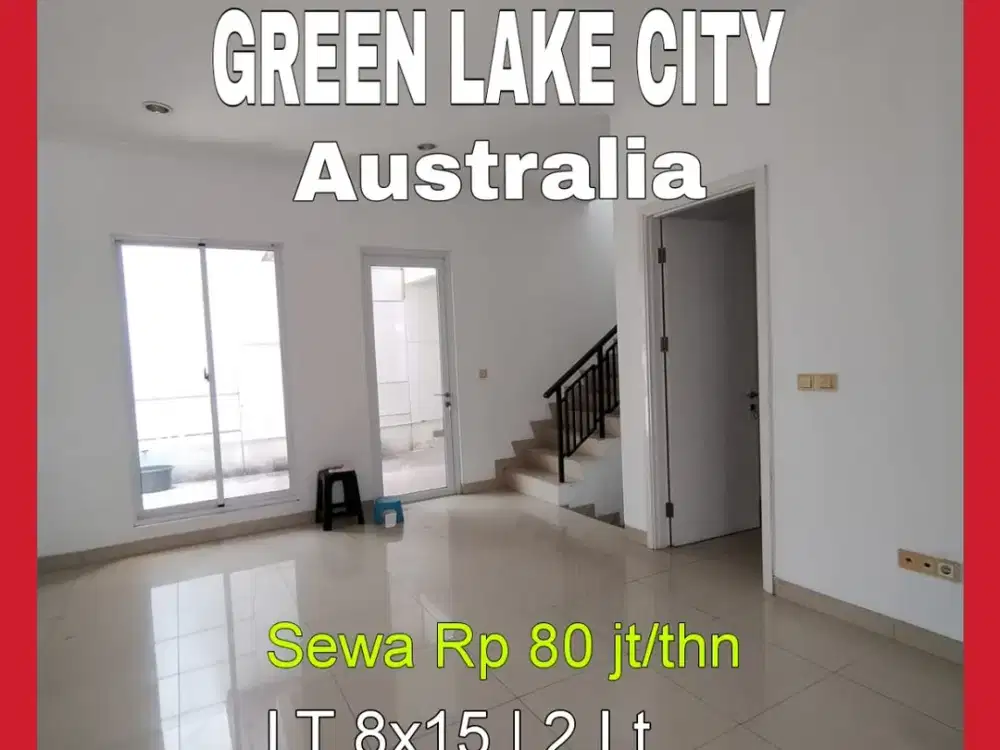 Wilson Disewakan Rumah Siap Huni Uk 8x15 Green Lake City