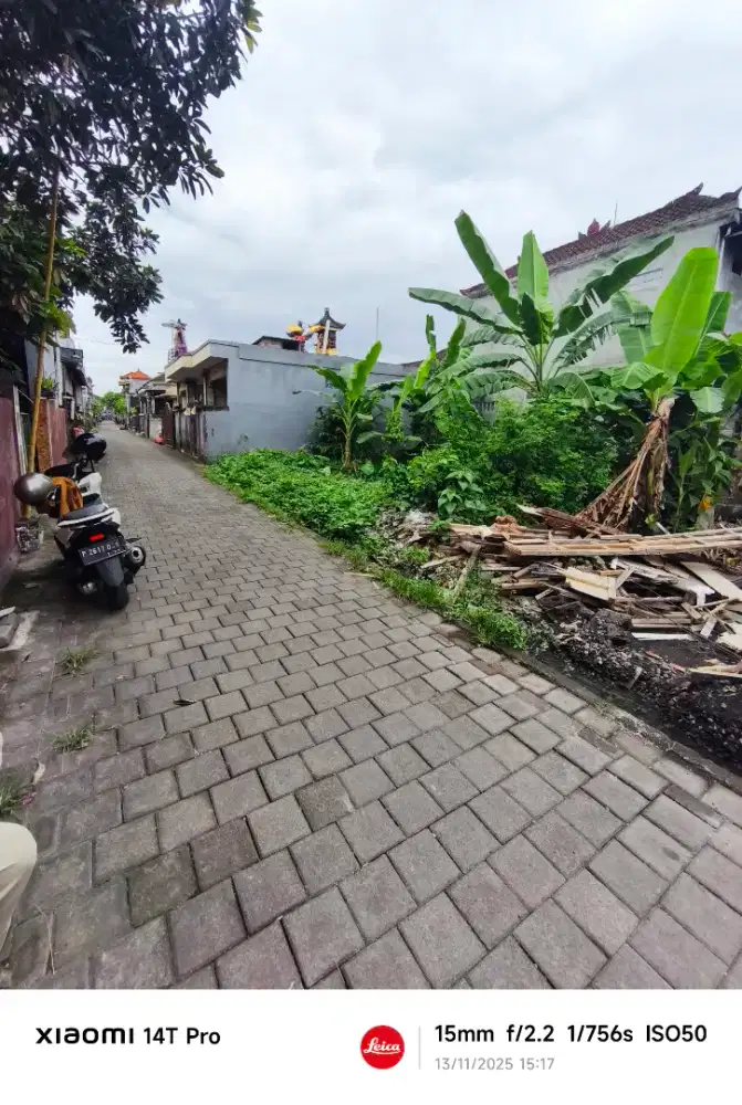 Tanah Gatsu Tengah 150m2 Dekat Lumintang Dan Jln Nangka