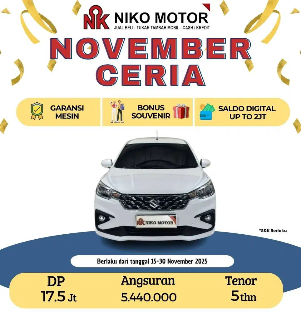 (KM30RB) ERTIGA GX HYBRID 2022 AT :2021|2023