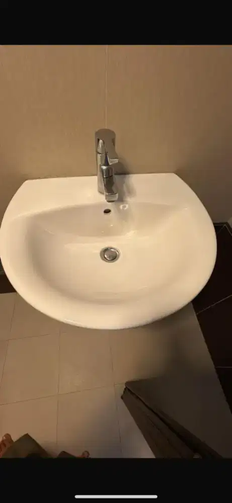 Westafel kohler keran nya grohe