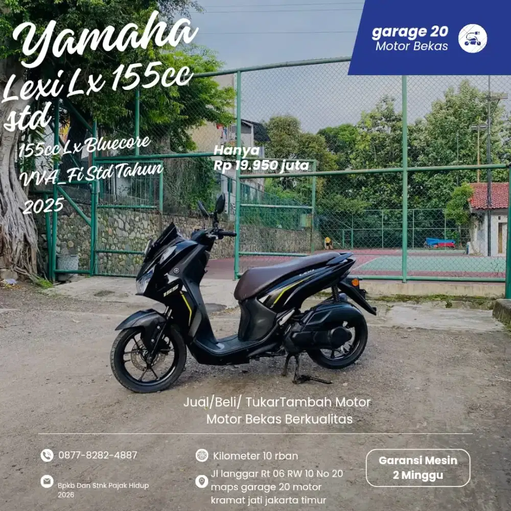 Yamaha lexi lx 150cc bluecore vva_fi AKS SSS Tahun 2025
