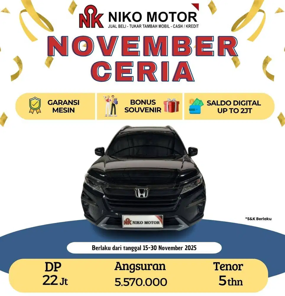 (ANTIK KM16RB) BRV 1.5 E 2022 AT :2021|2023