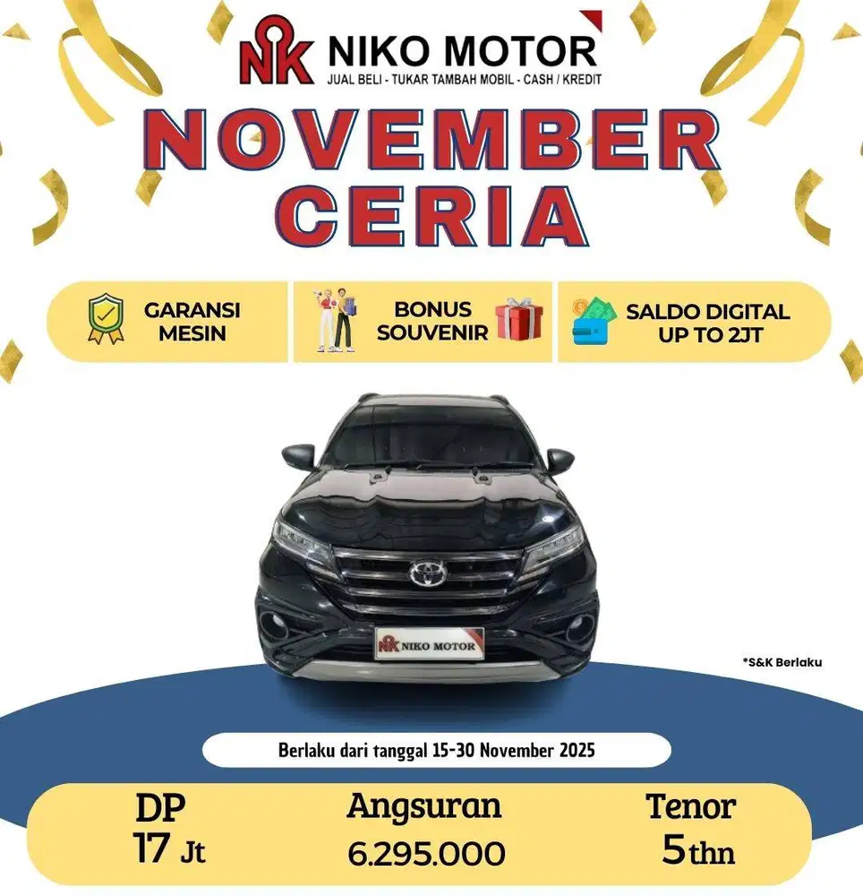 (ANTIK KM28RB) RUSH 1.5 S GR 2022 AT :2021|2023