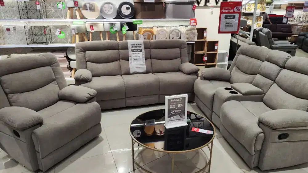Promo Sofa Set Reclining