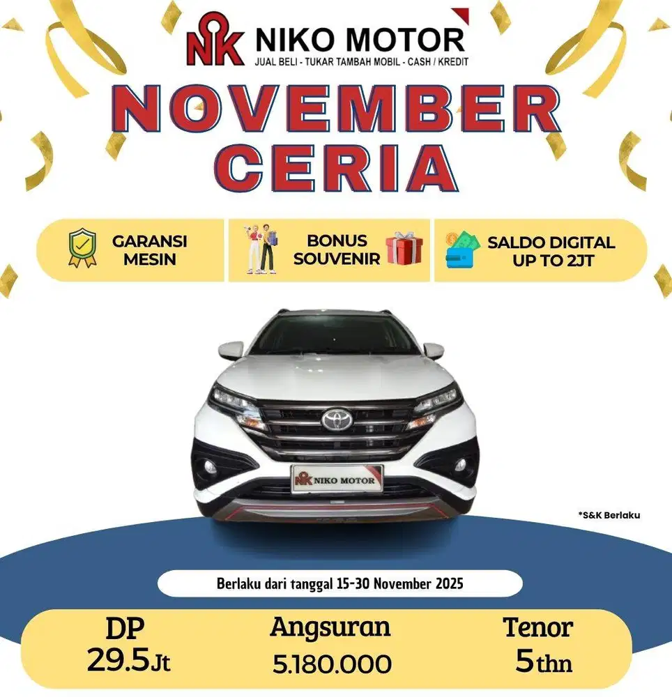 (ANTIK KM49RB) RUSH 1.5 S TRD SPORTIVO 2019 AT : 2020|2021