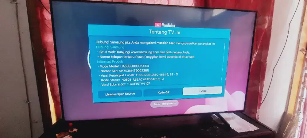 TV Samsung Chrystal 4K UHD 50