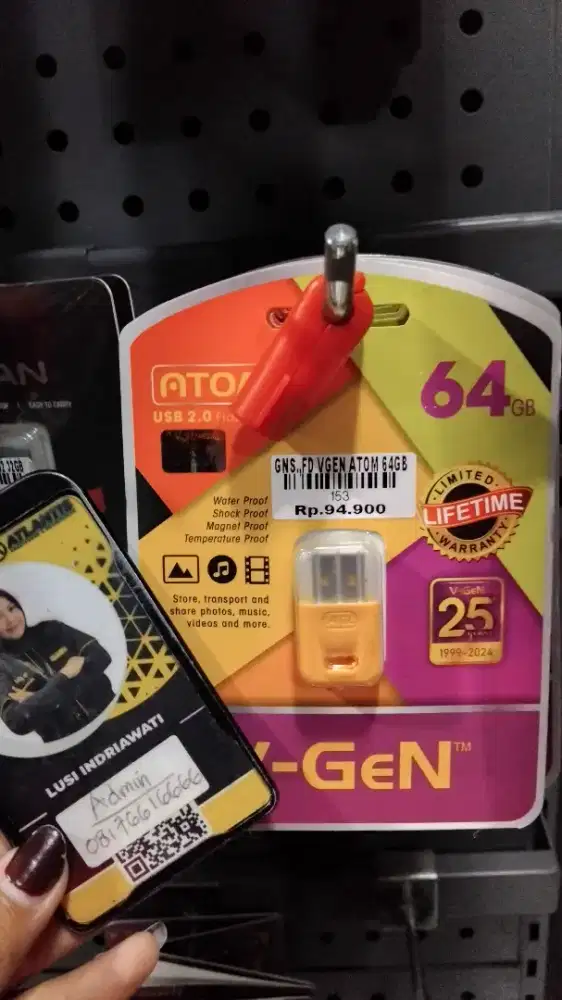 FD VGEN ATOM 64 GB | ATLANTIS DAHSYAT