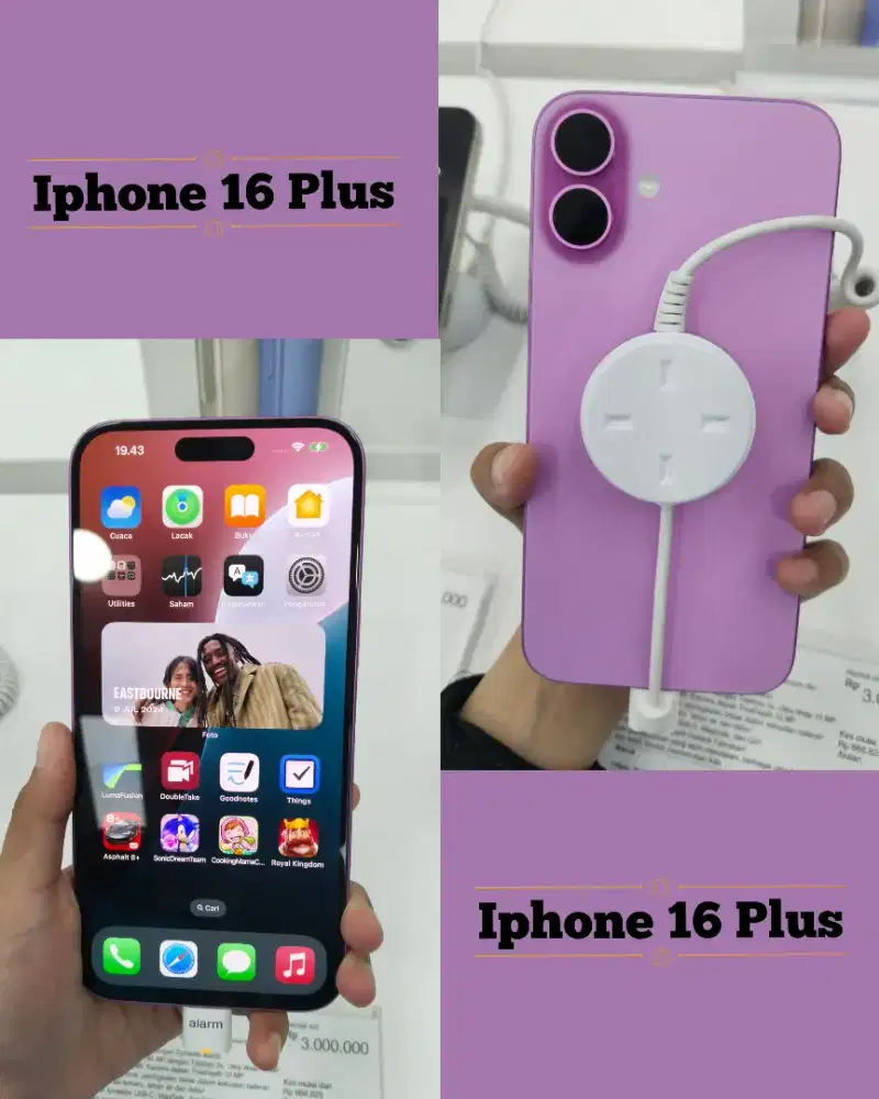 Iphone 16 Plus (128GB, 256GB, 512GB)