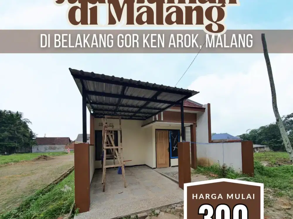 Rumah Strategis di Buring, Dekat GOR Ken Arok & Pusat Kota