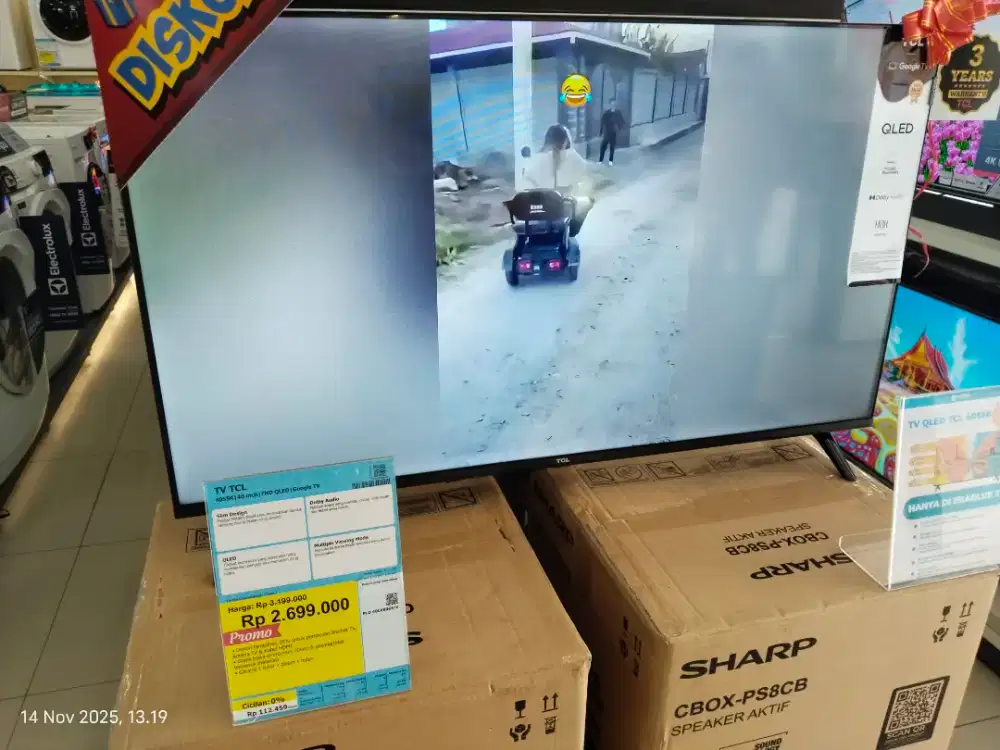 GOOGLE TV TCL 40 Inch, Cicilan tanpa DP, Syarat Cukup KTP saja