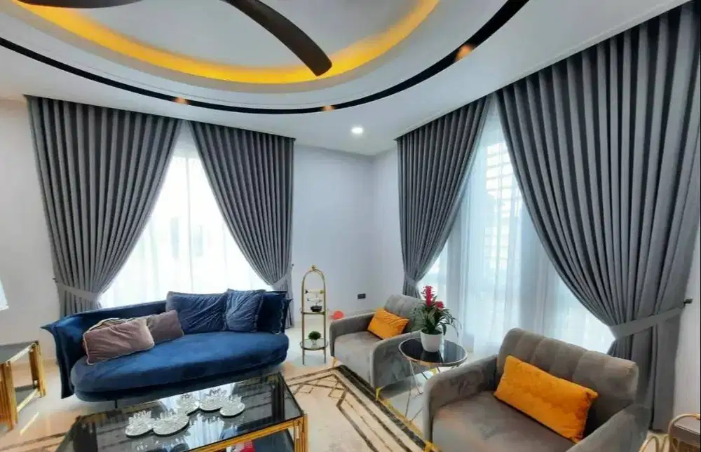 Tukang Gorden Blackout Jendela & Pintu Hordeng Vitrase Gordyn Puring