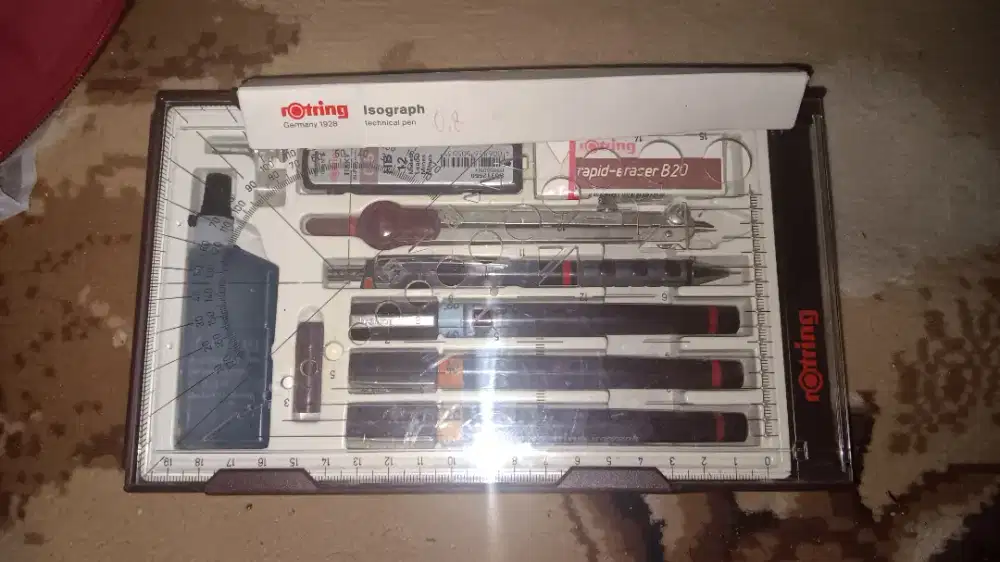 Rotring Isograph 1Set (0.2, 0.4, 0.6) & 0.8