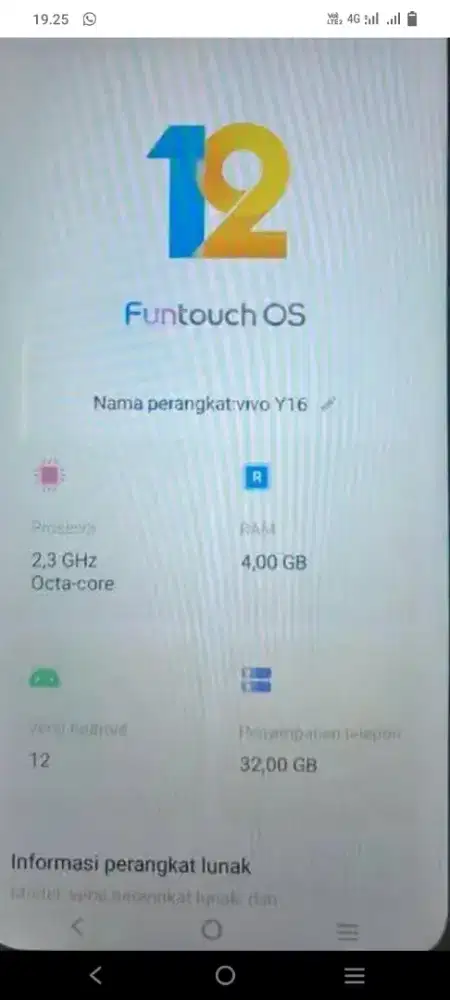 Hp vivo y 16 Ram 4.32