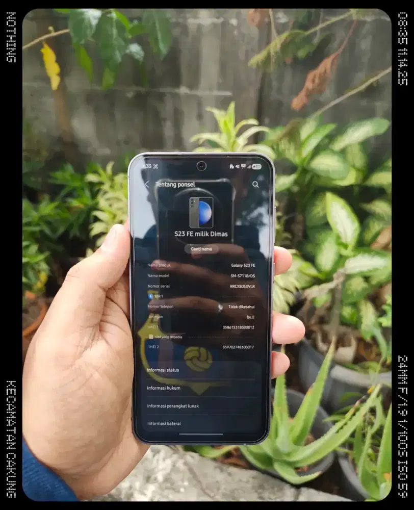 SAMSUNG GALAXY S23 FE 8/256 GB EX SEIN GRAPHITE