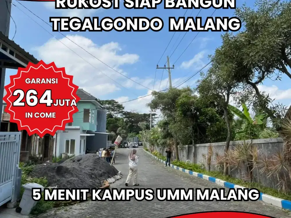 Rukost 5 Menik Kampus UMM Tegalgondo Malang Garansi Passive Income