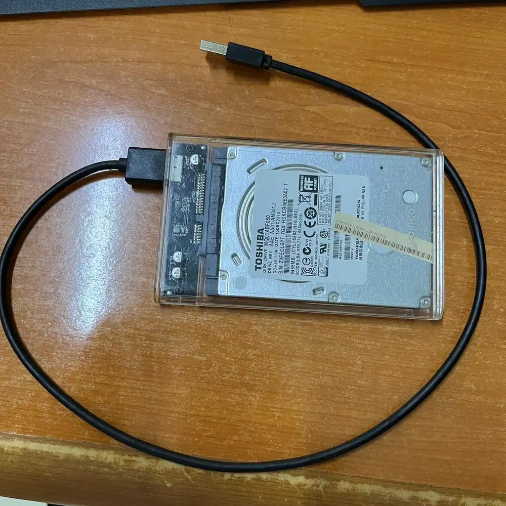 Harddisk Eksternal Toshiba 500GB