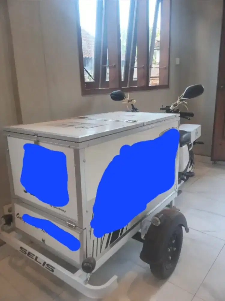 Gerobak kopi sepeda listrik selis