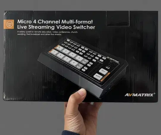 AVMATRIX 4 CHANNEL- video switcher