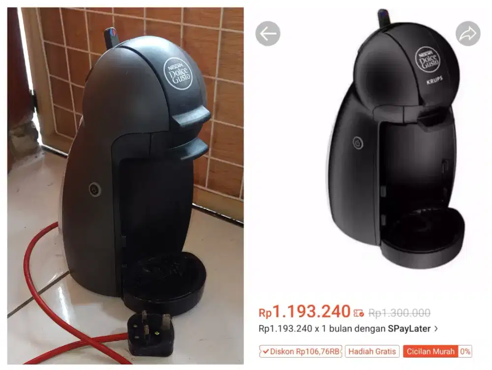 Coffee maker nescafe