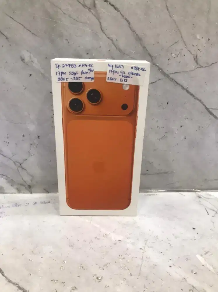 iPhone 17 Promax 512Gb Orange New Resmi IBox