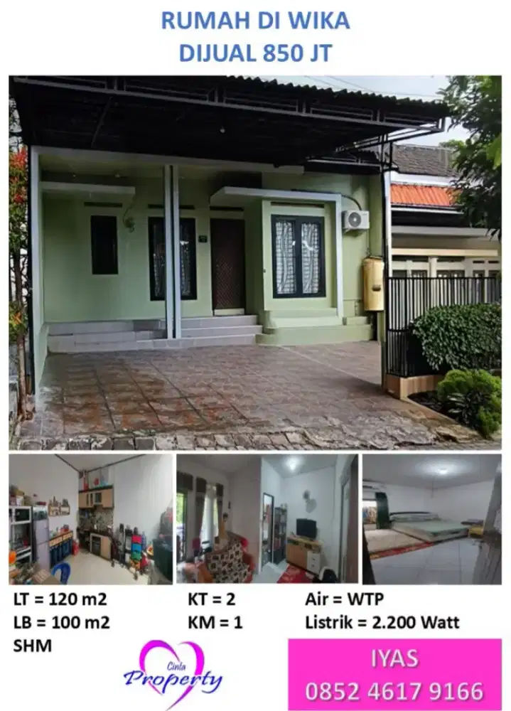 DIJUAL RUMAH DI WIKA