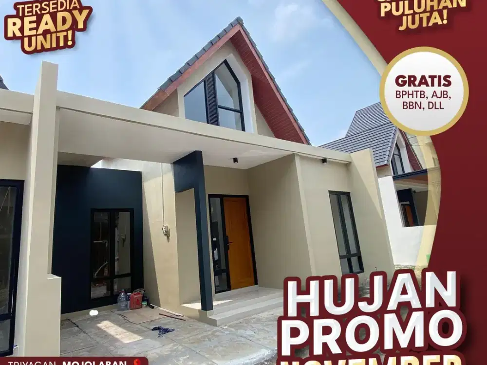 Rumah Impian di Kawasan Favorit, Unit Cepat Habis