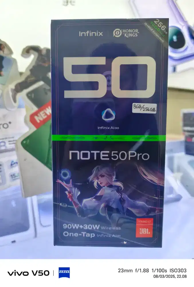 Infinix Note 50 Pro 8GB+8GB/256GB,Baru,Segelbox,Garansi Resmi,Original
