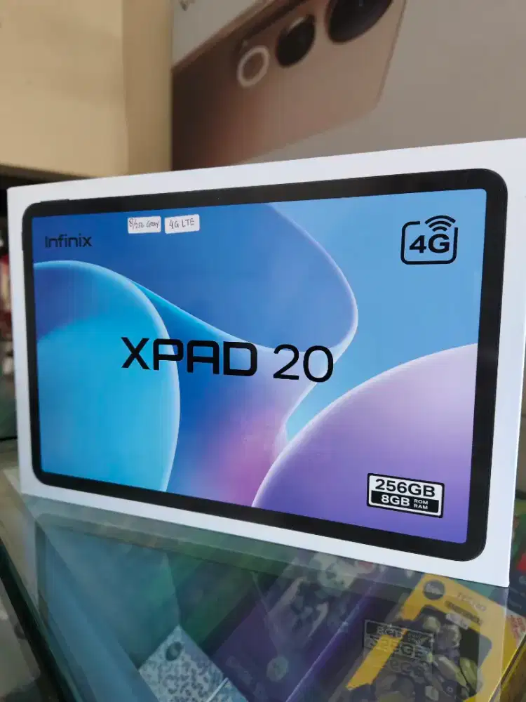Infinix Tablet Xpad 20 4G LTE 8/256,Baru,Segel,Garansi Resmi,Original