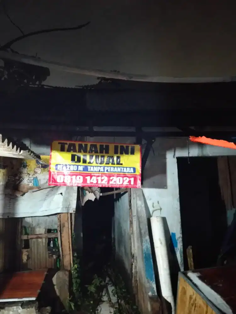 Tanah ini di jual 200 m2