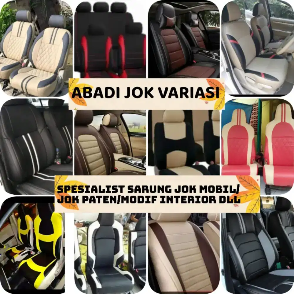 Sarung Jok Mobil/Jok paten/Karpet Dsr/Modif Plafon Doortrim dll