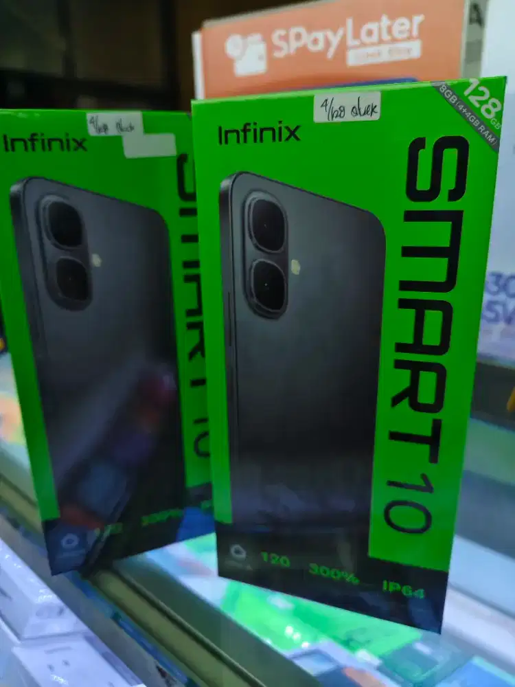 Infinix Smart 10 4GB+4GB/128GB,Baru,Segel Box,Garansi Resmi,Original
