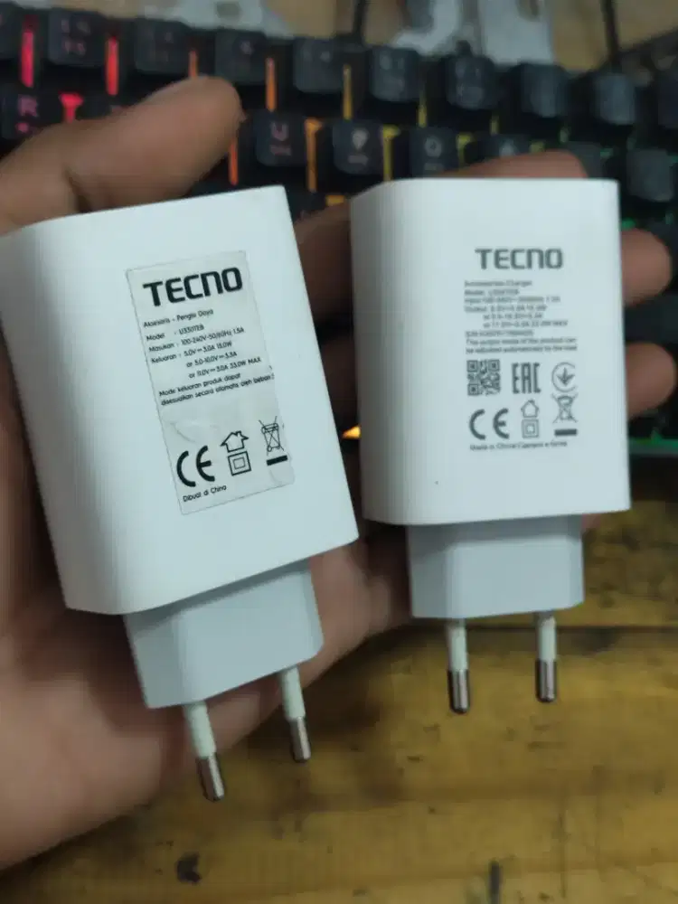 Batok Adapter Copotan Infinix Tecno 33Watt Flash Charge