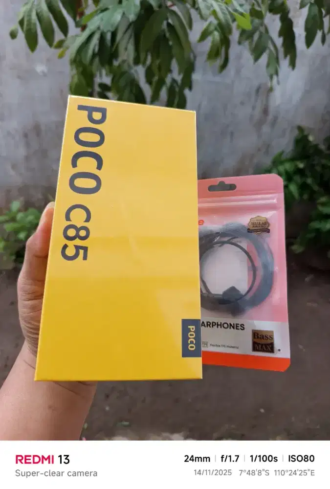 Xiaomi Poco C85 8/256GB 
Warna Midnight Black
Bonus headset